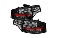 2006-2008 Audi A4 Sedan LED Tail Lights (Red/Black/Smoke) | SPYDER