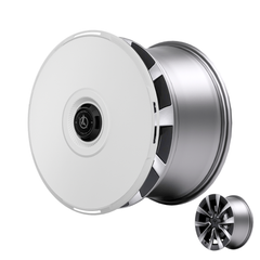 2024+ Tesla Model 3 Highland HALODISC 2 Ready-to-Paint (RTP) Wheel Covers (Set of 4) | HaloBlk