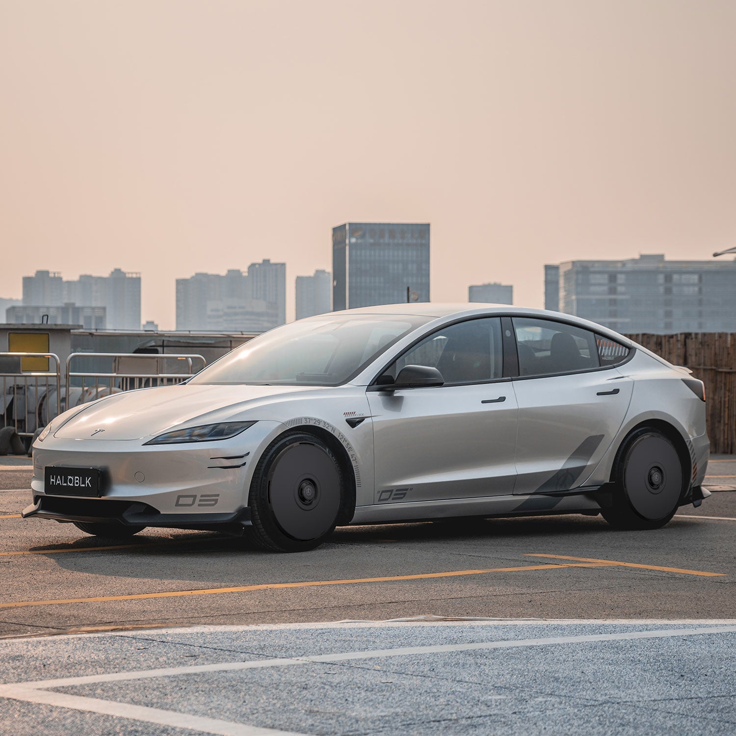 2024+ Tesla Model 3 Highland HALODISC 2 Ready-to-Paint (RTP) Wheel Covers (Set of 4) | HaloBlk 2024+ Tesla Model 3 Highland HALODISC 2 Ready-to-Paint (RTP) Wheel Covers (Set of 4) | HaloBlk