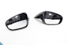 2019+ Porsche Taycan Genuine Dry Carbon Fiber Mirror Covers | FYBR Aerodynamics