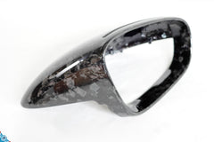 2019+ Porsche Taycan Genuine Dry Carbon Fiber Mirror Covers | FYBR Aerodynamics