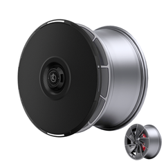 2024+ Tesla Model 3 Highland HALODISC 2 Ready-to-Paint (RTP) Wheel Covers (Set of 4) | HaloBlk