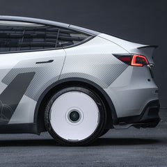 2020-2024 Tesla Model Y HALODISC 2 Ready-to-Paint (RTP) Wheel Covers (Set of 4) | HaloBlk