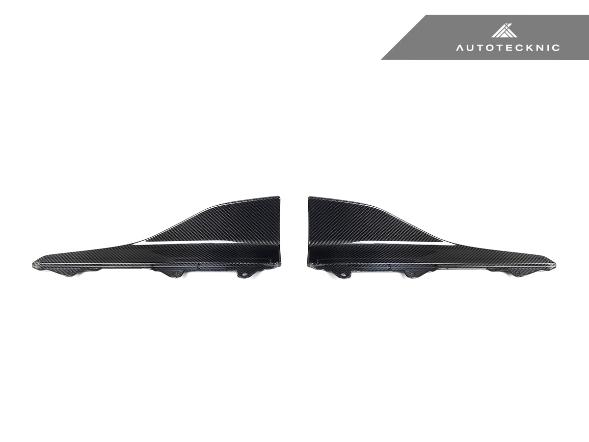 AutoTecknic Dry Carbon Side Skirt Winglet Set - F87 M2 AutoTecknic Dry Carbon Side Skirt Winglet Set - F87 M2