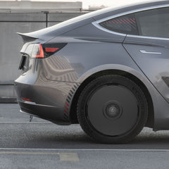 2017-2023 Tesla Model 3 HALODISC 2 Ready-to-Paint (RTP) Wheel Covers (Set of 4) | HaloBlk