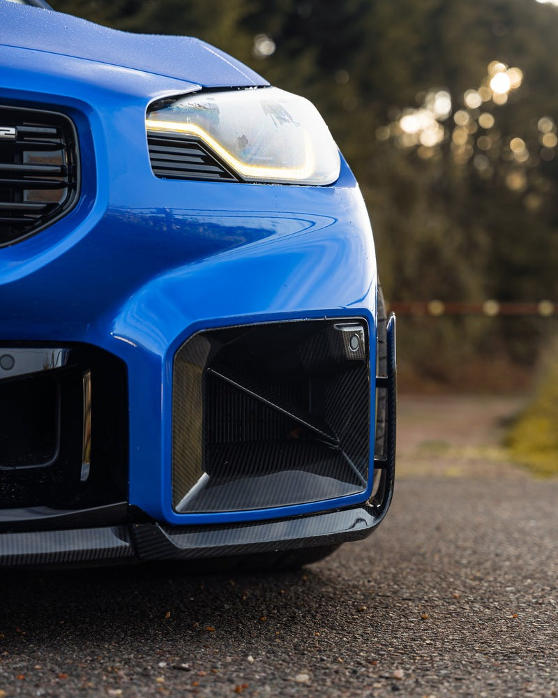 BMW M2 G87 Pre-Preg Carbon Fiber Performance Front Duct Inserts BMW M2 G87 Pre-Preg Carbon Fiber Performance Front Duct Inserts