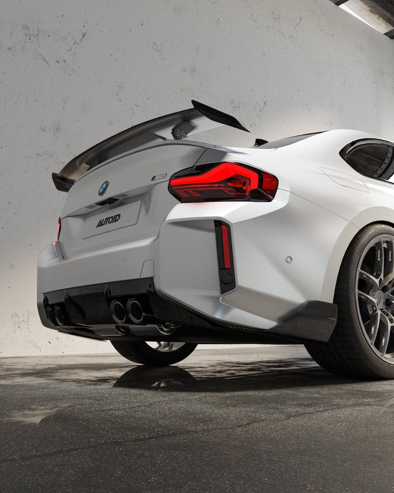 BMW G87 M2 TR87 Carbon Fiber Rear Bumper Winglets BMW G87 M2 TR87 Carbon Fiber Rear Bumper Winglets