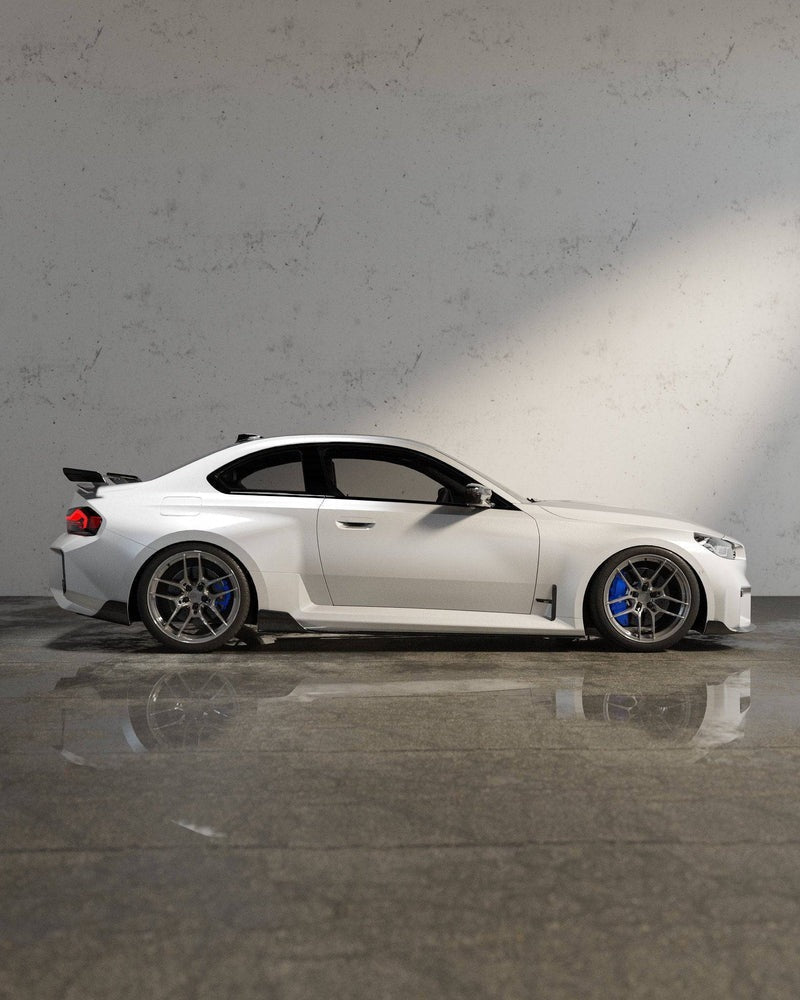 BMW G87 M2 TR87 Carbon Fiber Rear Bumper Winglets BMW G87 M2 TR87 Carbon Fiber Rear Bumper Winglets