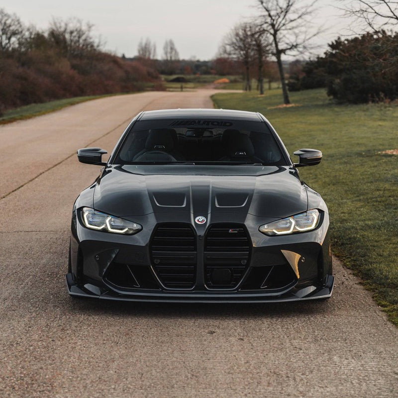 BMW M3 G80 G81 & BMW M4 G82 G83 Pre-Preg Carbon Fiber CSL Front Splitter BMW M3 G80 G81 & BMW M4 G82 G83 Pre-Preg Carbon Fiber CSL Front Splitter