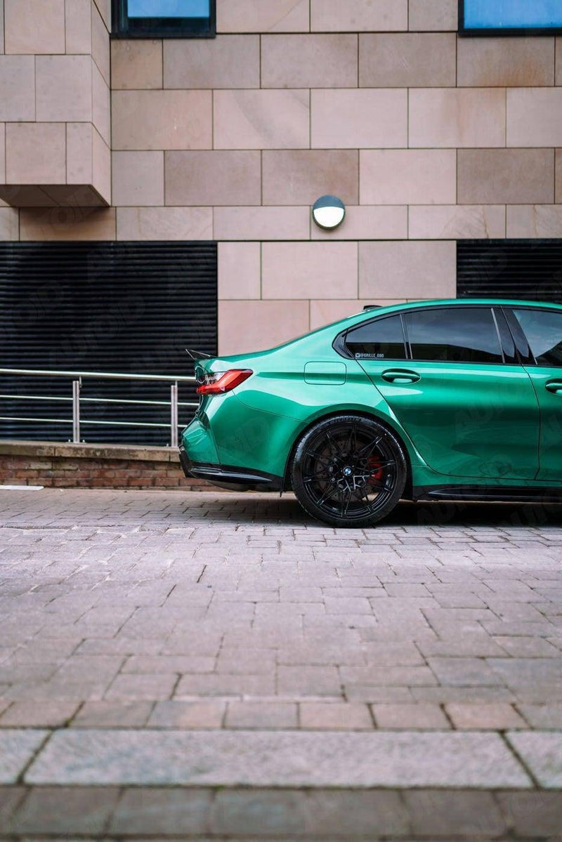 BMW M3 G80 & BMW 3 Series G20 Pre-Preg Carbon Fiber Ducktail Rear Spoiler BMW M3 G80 & BMW 3 Series G20 Pre-Preg Carbon Fiber Ducktail Rear Spoiler