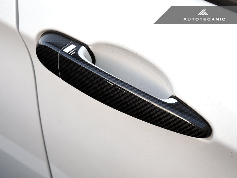 AutoTecknic Dry Carbon Fiber Door Handle Trims - F87 M2 | M2 Competition AutoTecknic Dry Carbon Fiber Door Handle Trims - F87 M2 | M2 Competition