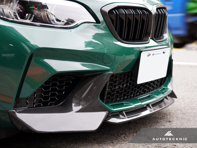 AutoTecknic Dry Carbon Performante Aero Splitters - F87 M2 Competition AutoTecknic Dry Carbon Performante Aero Splitters - F87 M2 Competition