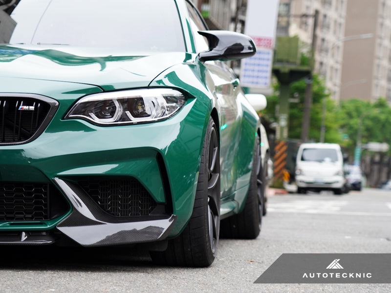 AutoTecknic Dry Carbon Performante Aero Splitters - F87 M2 Competition AutoTecknic Dry Carbon Performante Aero Splitters - F87 M2 Competition