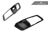 2019-2023 BMW 3-Series (G20) Dry Carbon Interior Door Handle Trim Set | AutoTecknic