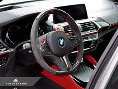 2019-2023 BMW 3-Series (G20/G21) Carbon Fiber Replacement Steering Wheel | AutoTecknic
