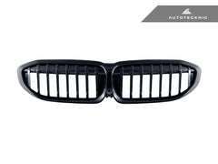 2019-2022 BMW 3-Series (G20) Painted Glazing Black Front Grille | AutoTecknic