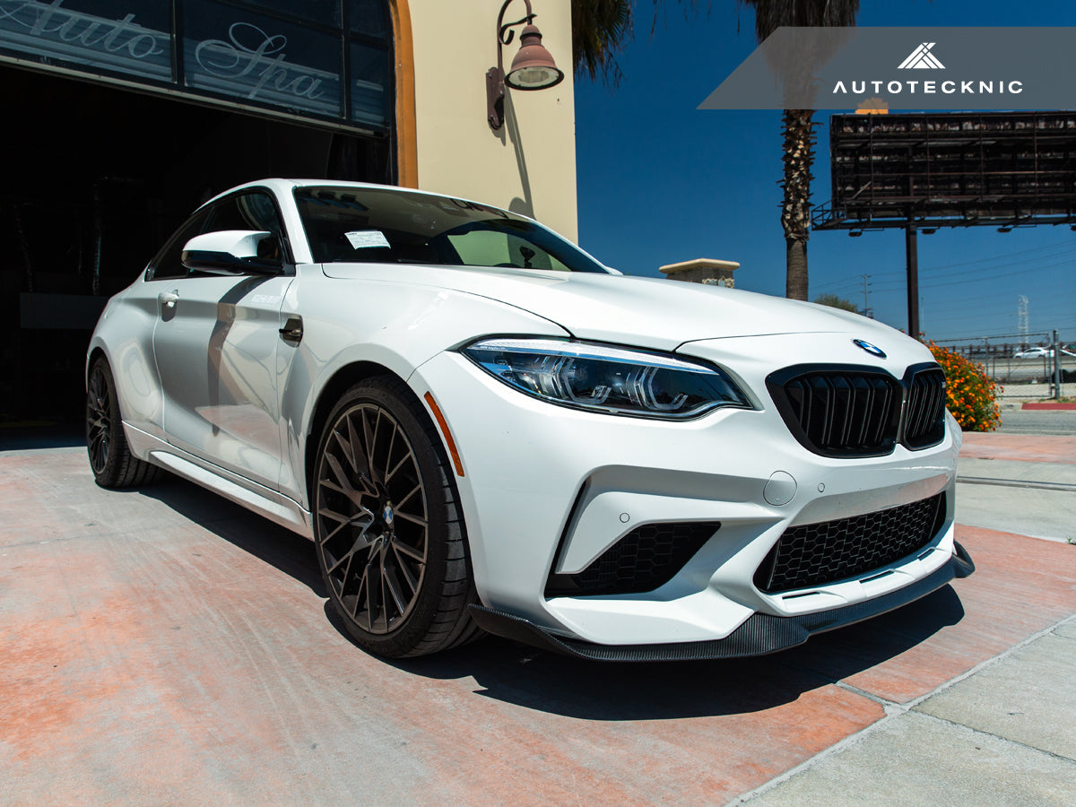 AutoTecknic Dry Carbon Competition Front Aero Lip - F87 M2 Competition AutoTecknic Dry Carbon Competition Front Aero Lip - F87 M2 Competition