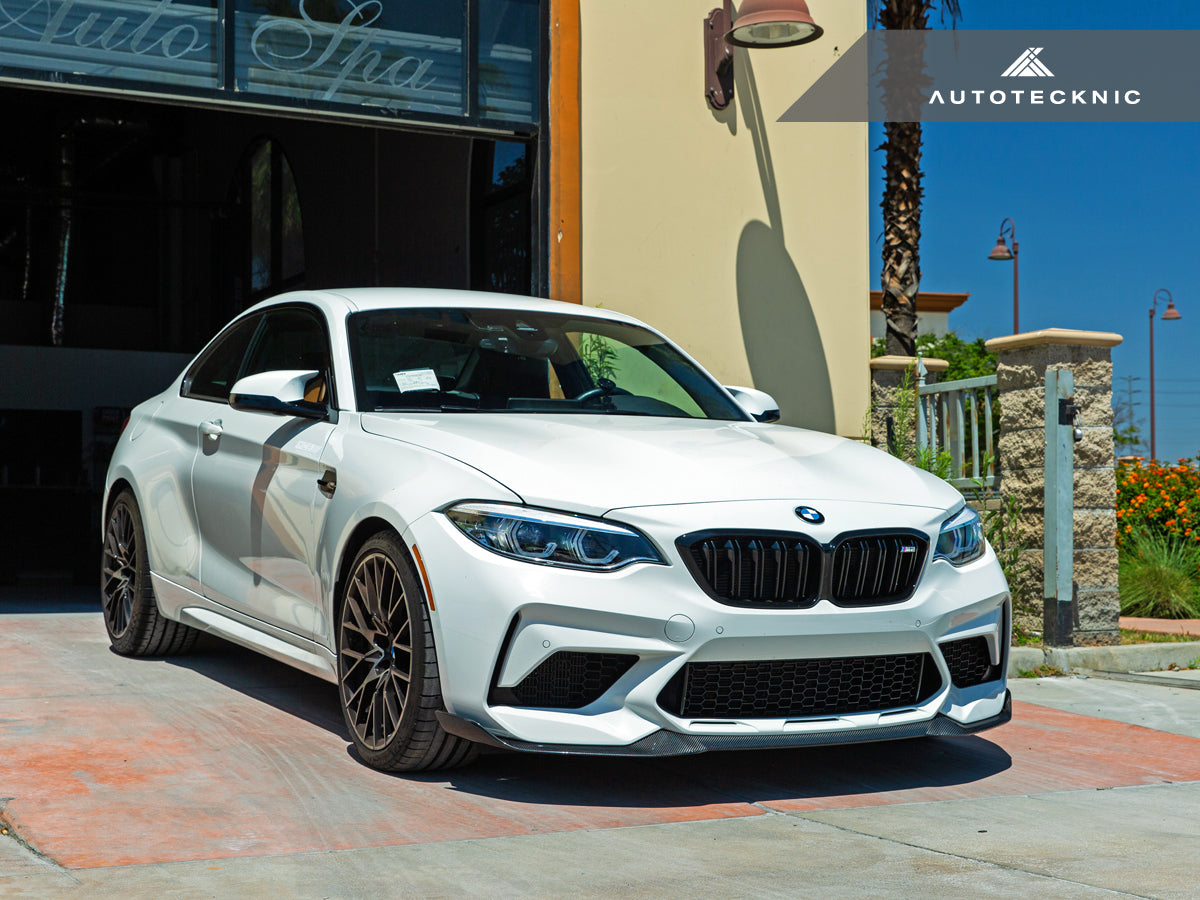 AutoTecknic Dry Carbon Competition Front Aero Lip - F87 M2 Competition AutoTecknic Dry Carbon Competition Front Aero Lip - F87 M2 Competition