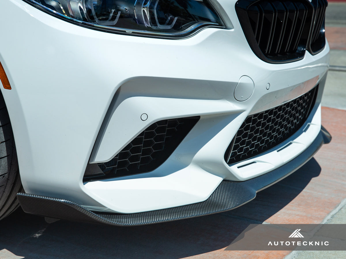 AutoTecknic Dry Carbon Competition Front Aero Lip - F87 M2 Competition AutoTecknic Dry Carbon Competition Front Aero Lip - F87 M2 Competition