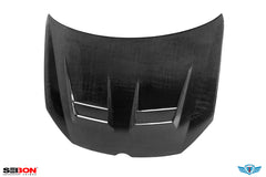 2010-2014 MK6 Volkswagen Golf / GTI DV Style Carbon Fiber Vented Hood | SEIBON