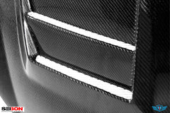 2010-2014 MK6 Volkswagen Golf / GTI DV Style Carbon Fiber Vented Hood | SEIBON