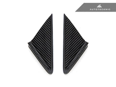 AutoTecknic Dry Carbon Side Mirror Wind Deflector Set - Porsche 991 | 981 | 718