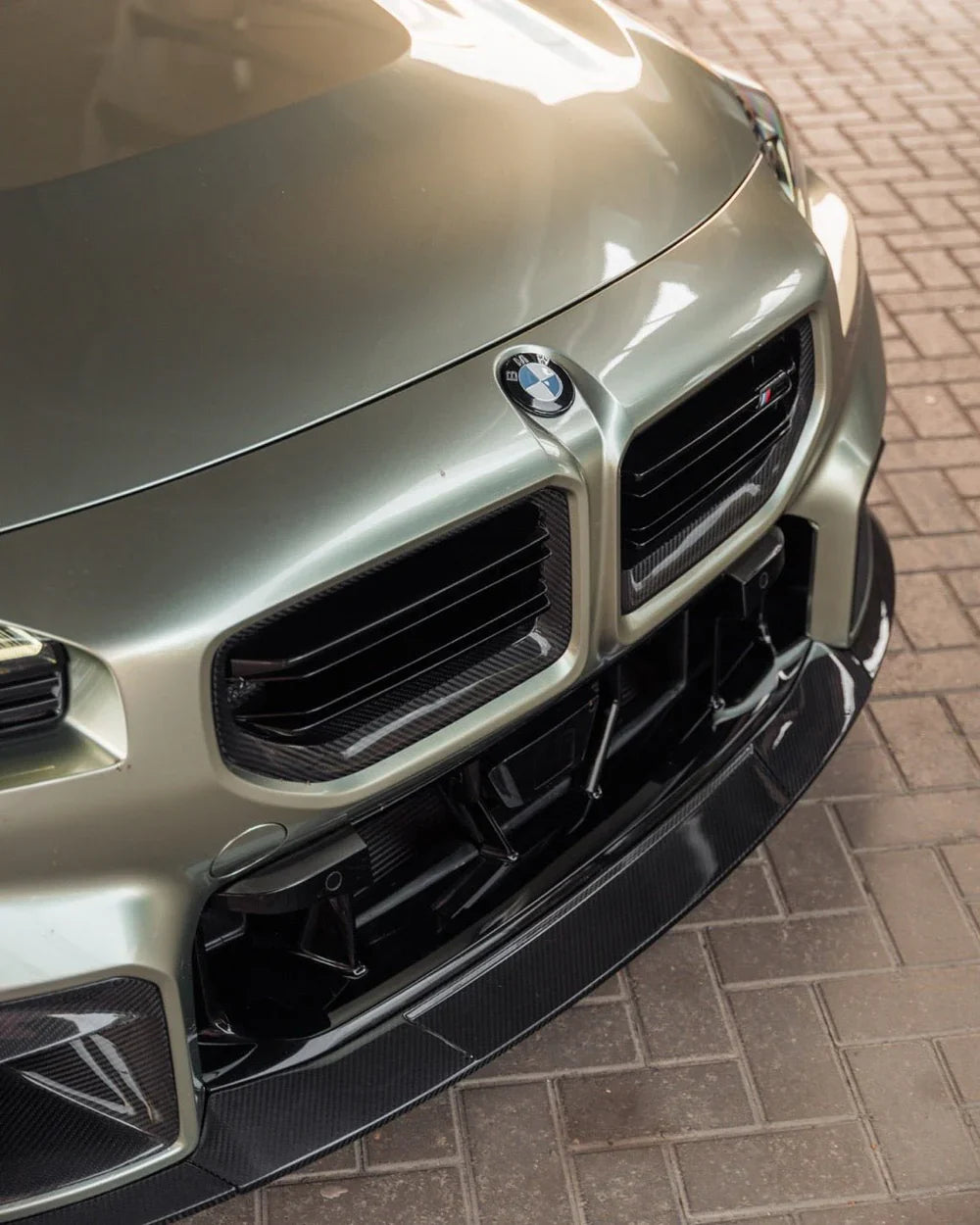 BMW M2 G87 Pre-Preg Carbon Fiber TR87 Front Grilles by TRE (2023+) BMW M2 G87 Pre-Preg Carbon Fiber TR87 Front Grilles by TRE (2023+)