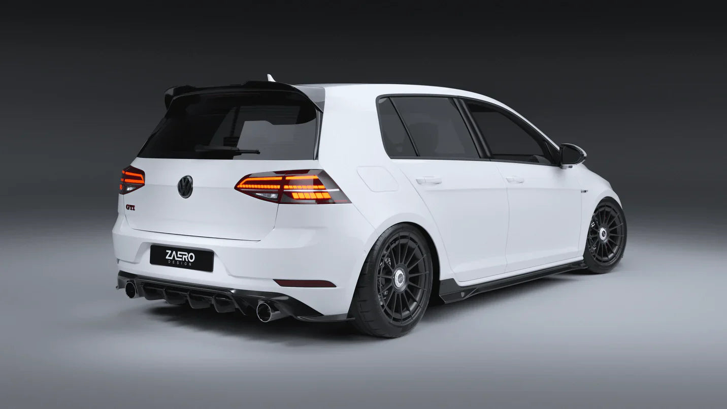 VW Golf GTI Mk7.5 EVO-1 Gloss Black Rear Diffuser VW Golf GTI Mk7.5 EVO-1 Gloss Black Rear Diffuser