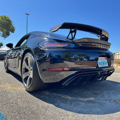 2017-2024 Porsche 718 Boxster & Cayman (982) to GT4 Style Rear Diffuser
