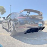 2017-2024 Porsche 718 Boxster & Cayman (982) to GT4 Style Rear Diffuser