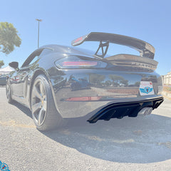 2017-2024 Porsche 718 Boxster & Cayman (982) to GT4 Style Rear Diffuser