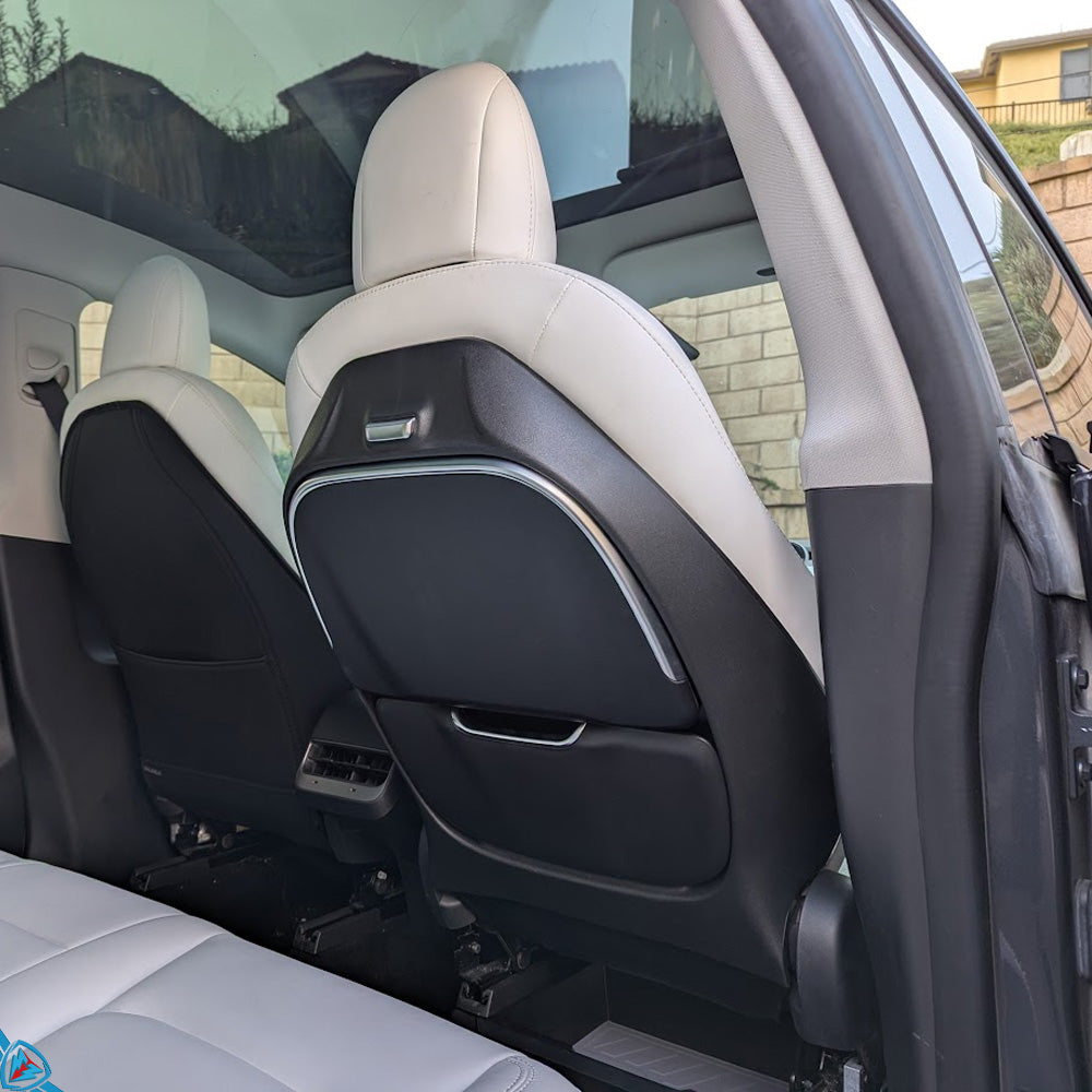 Full Replacement Luxury Seat Back with Folding Table and Wireless Charging for Tesla Model 3 / Y Full Replacement Luxury Seat Back with Folding Table and Wireless Charging for Tesla Model 3 / Y