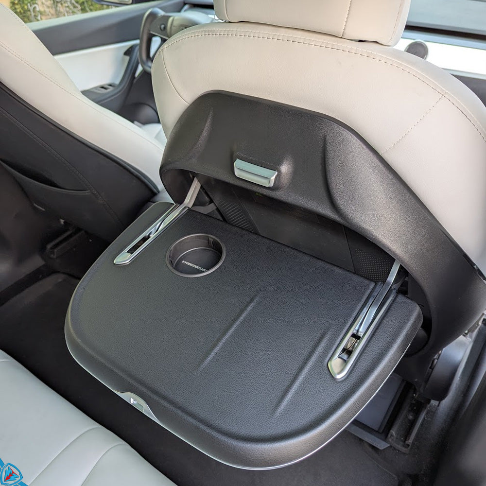 Full Replacement Luxury Seat Back with Folding Table and Wireless Charging for Tesla Model 3 / Y Full Replacement Luxury Seat Back with Folding Table and Wireless Charging for Tesla Model 3 / Y