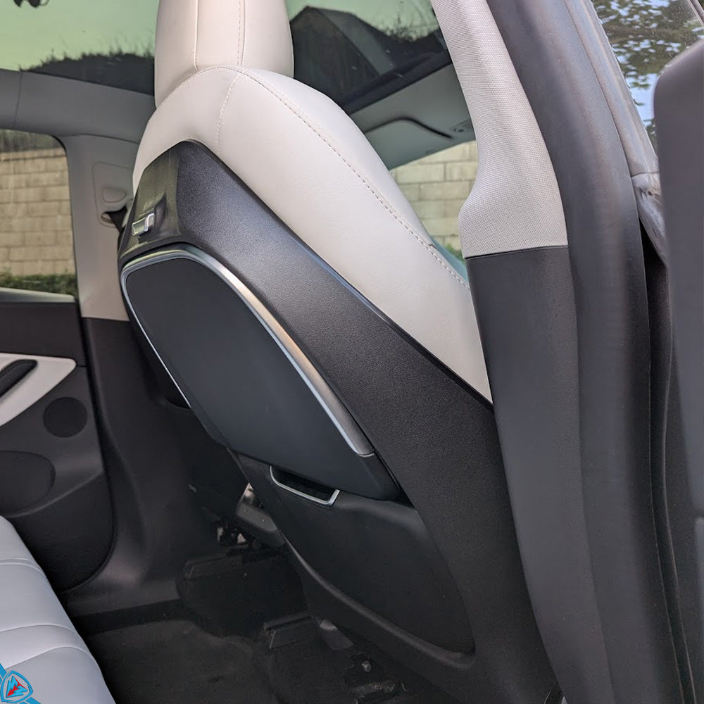 Full Replacement Luxury Seat Back with Folding Table and Wireless Charging for Tesla Model 3 / Y Full Replacement Luxury Seat Back with Folding Table and Wireless Charging for Tesla Model 3 / Y