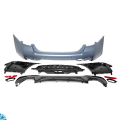 2021-2023 BMW LCI 5 Series (G30) M-Sport Style Rear Bumper Conversion Kit
