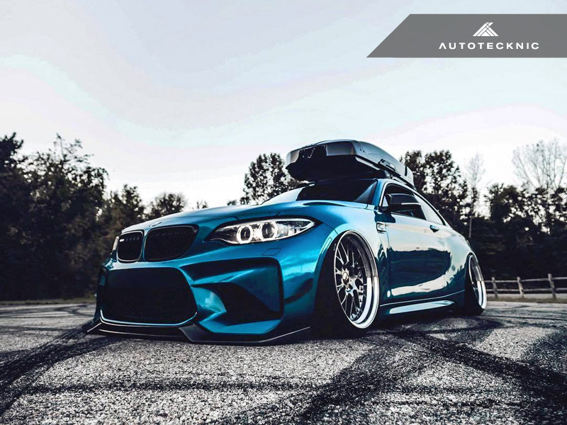 AutoTecknic Front Bumper Dry Carbon Canard Set - F87 M2 | M2 Competition AutoTecknic Front Bumper Dry Carbon Canard Set - F87 M2 | M2 Competition