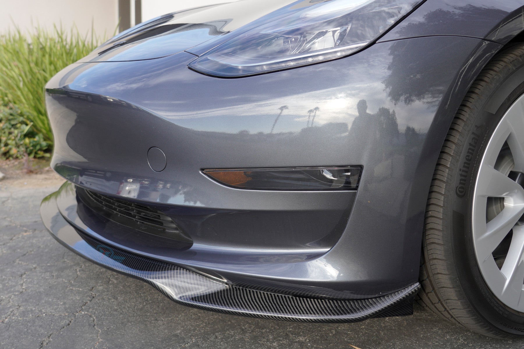 Tesla Model 3 ATS Style Genuine Carbon Fiber Front Lip | FYBR Aero Tesla Model 3 ATS Style Genuine Carbon Fiber Front Lip | FYBR Aero
