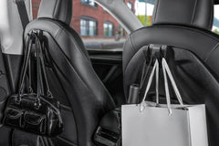 Car Seat Back Hooks (2-Pack) for Tesla Model S / 3 / X / Y | HALOBLK