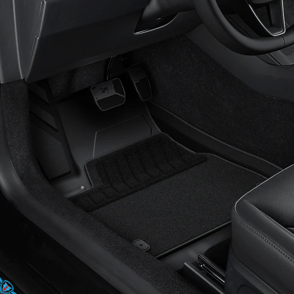 Tesla Model 3 Highland Custom Fit Dual Layer Floor Mats (1st & 2nd Row) | HALOBLK Tesla Model 3 Highland Custom Fit Dual Layer Floor Mats (1st & 2nd Row) | HALOBLK