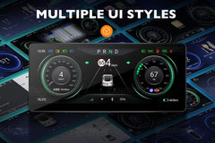 10.25-inch Touch Screen Dashboard Display Screen for Tesla Model 3 and Model Y (Wireless Apple Carplay & Android Auto) | Hansshow