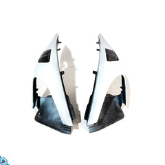 2017-2025 Porsche 718 Cayman & Boxster (982) to GT4 RS Style Fender Conversion Kit with Carbon Fiber Vent Louvers