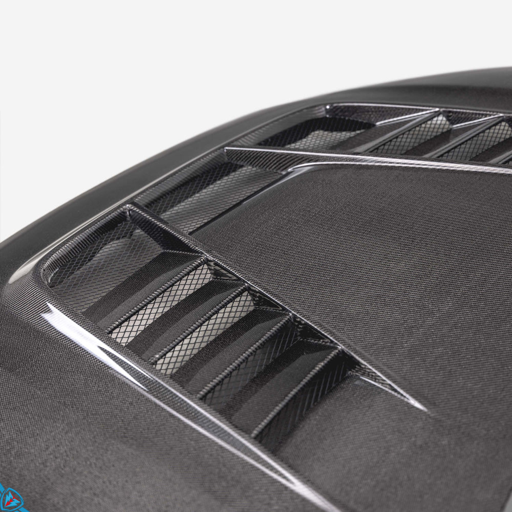 2024+ Honda Civic Type R (FL5) TV Style Full Carbon Fiber Vented Hood | SEIBON 2024+ Honda Civic Type R (FL5) TV Style Full Carbon Fiber Vented Hood | SEIBON