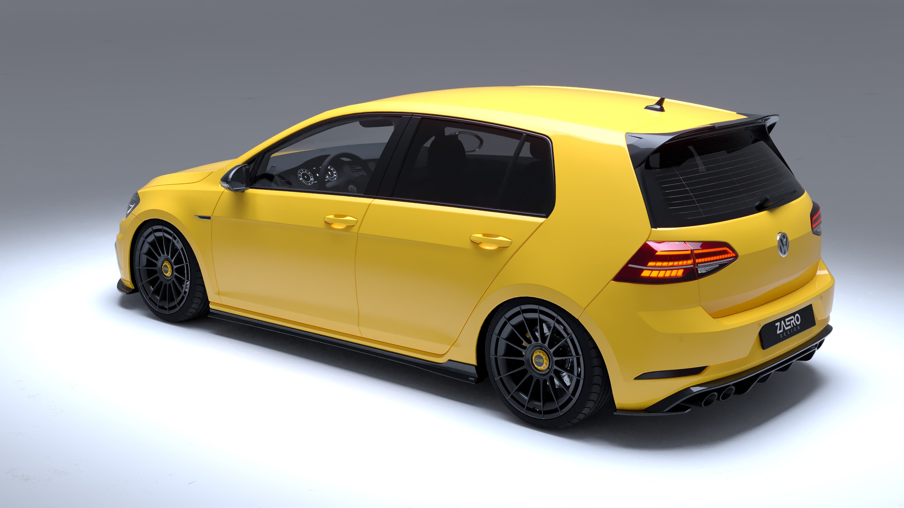VW Golf, Golf GTI & Golf R Mk7 & Mk7.5 EVO-1 Gloss Black Rear Spoiler VW Golf, Golf GTI & Golf R Mk7 & Mk7.5 EVO-1 Gloss Black Rear Spoiler