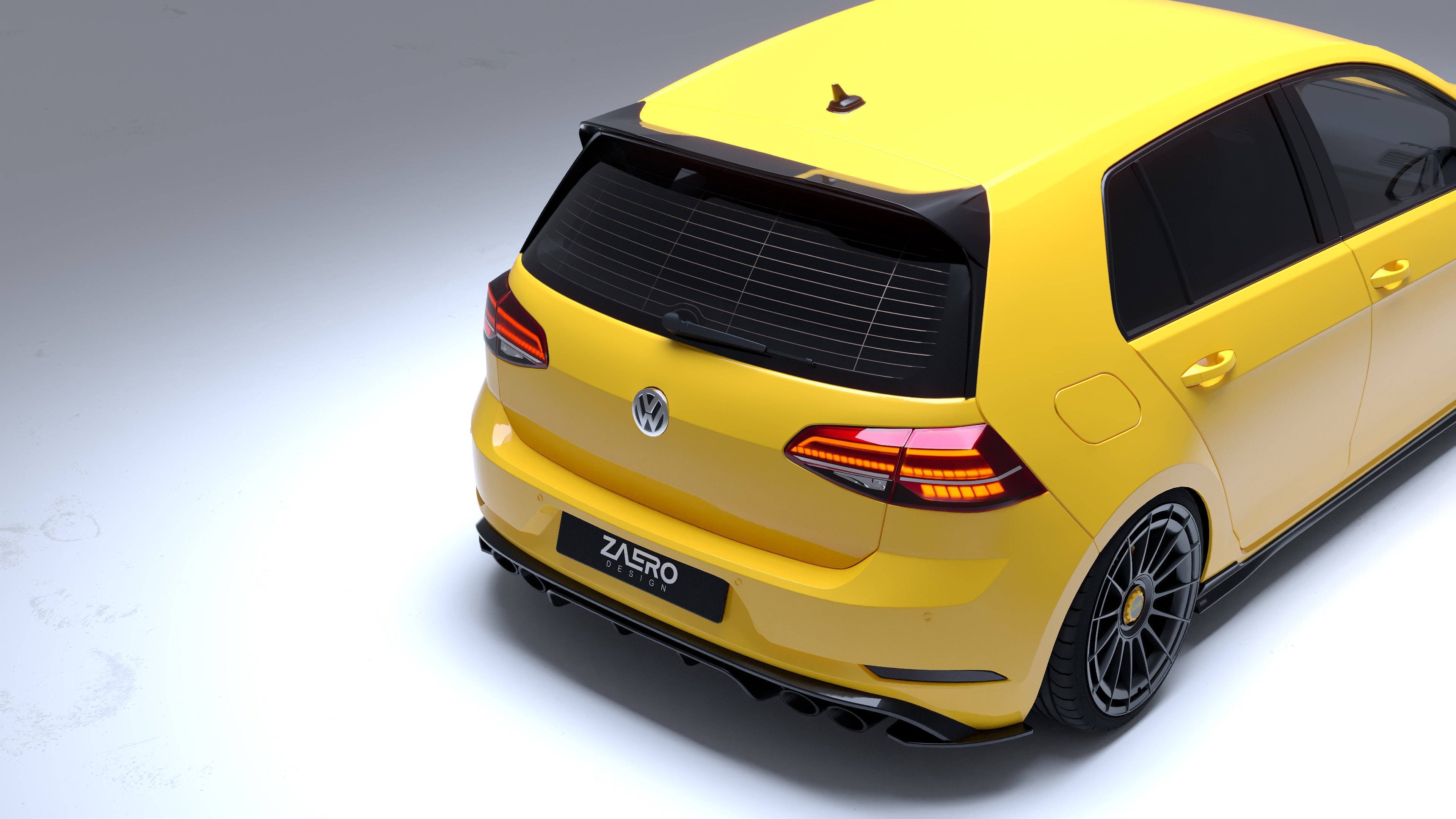 VW Golf, Golf GTI & Golf R Mk7 & Mk7.5 EVO-1 Gloss Black Rear Spoiler VW Golf, Golf GTI & Golf R Mk7 & Mk7.5 EVO-1 Gloss Black Rear Spoiler