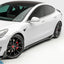 2017-2023 Tesla Model 3 (MK1) Volta Aero Pre-Preg Carbon Fiber Side Skirt Extensions | Vorsteiner