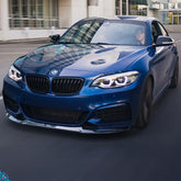 BMW 2 Series, M235i & M240i F22 F23 EVO-1 Gloss Black Front Splitter