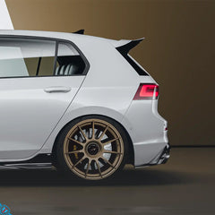 VW Golf R MK8 EVO-1 Gloss Black Rear Diffuser