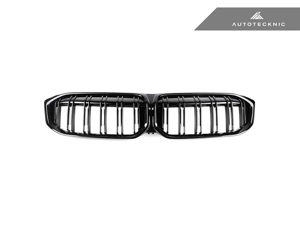 2023-2026 BMW 3-Series (G20/G21) LCI Dual-Slat Gloss Black Front Grille | AutoTecknic USA