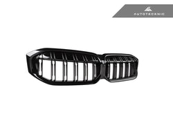 2023-2026 BMW 3-Series (G20/G21) LCI Dual-Slat Gloss Black Front Grille | AutoTecknic USA