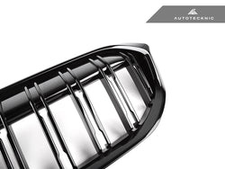 2023-2026 BMW 3-Series (G20/G21) LCI Dual-Slat Gloss Black Front Grille | AutoTecknic USA